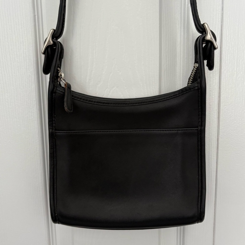 Vintage Coach Legacy Black Leather Handbag